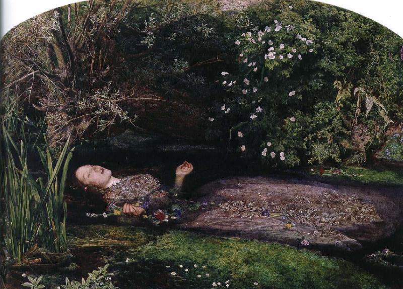 Sir John Everett Millais ofelia oil painting picture